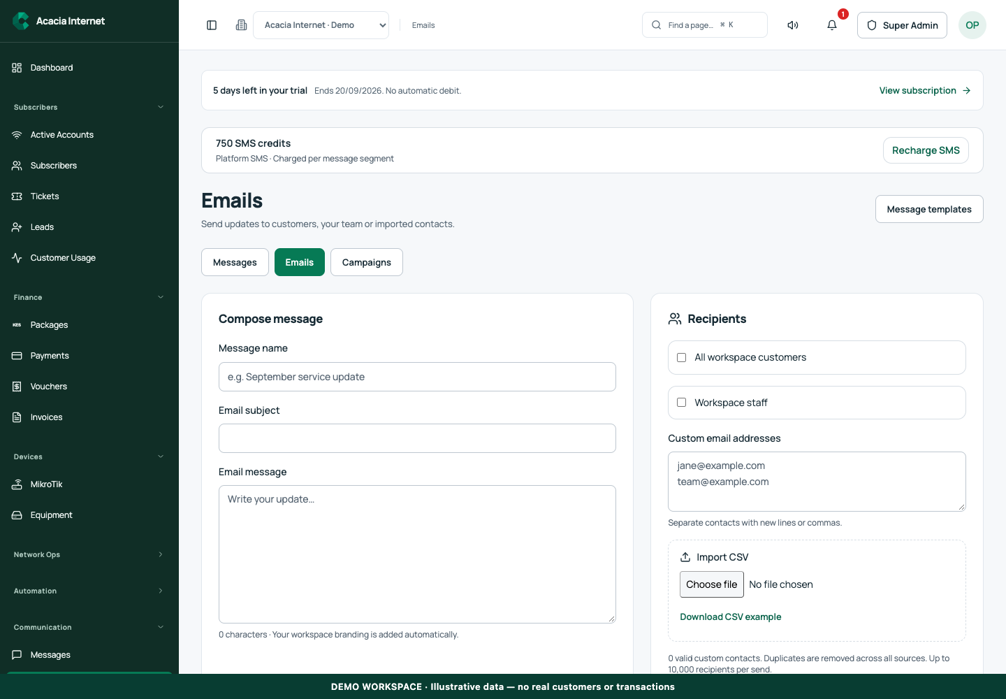 Demonstration of Configure branded email and verify sender readiness