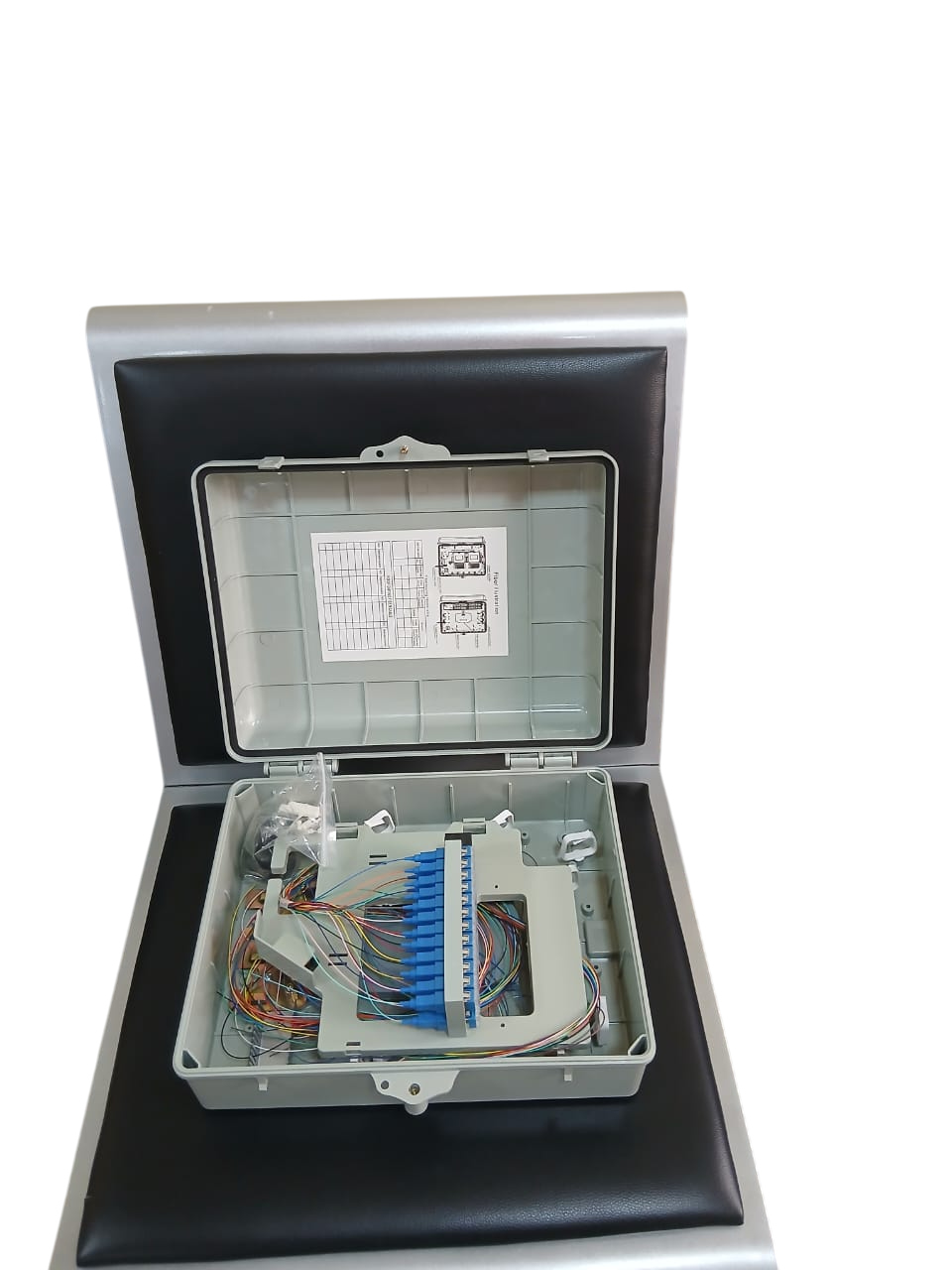 1×24 Indoor FAT Box with SC/UPC Adapters & Pigtails