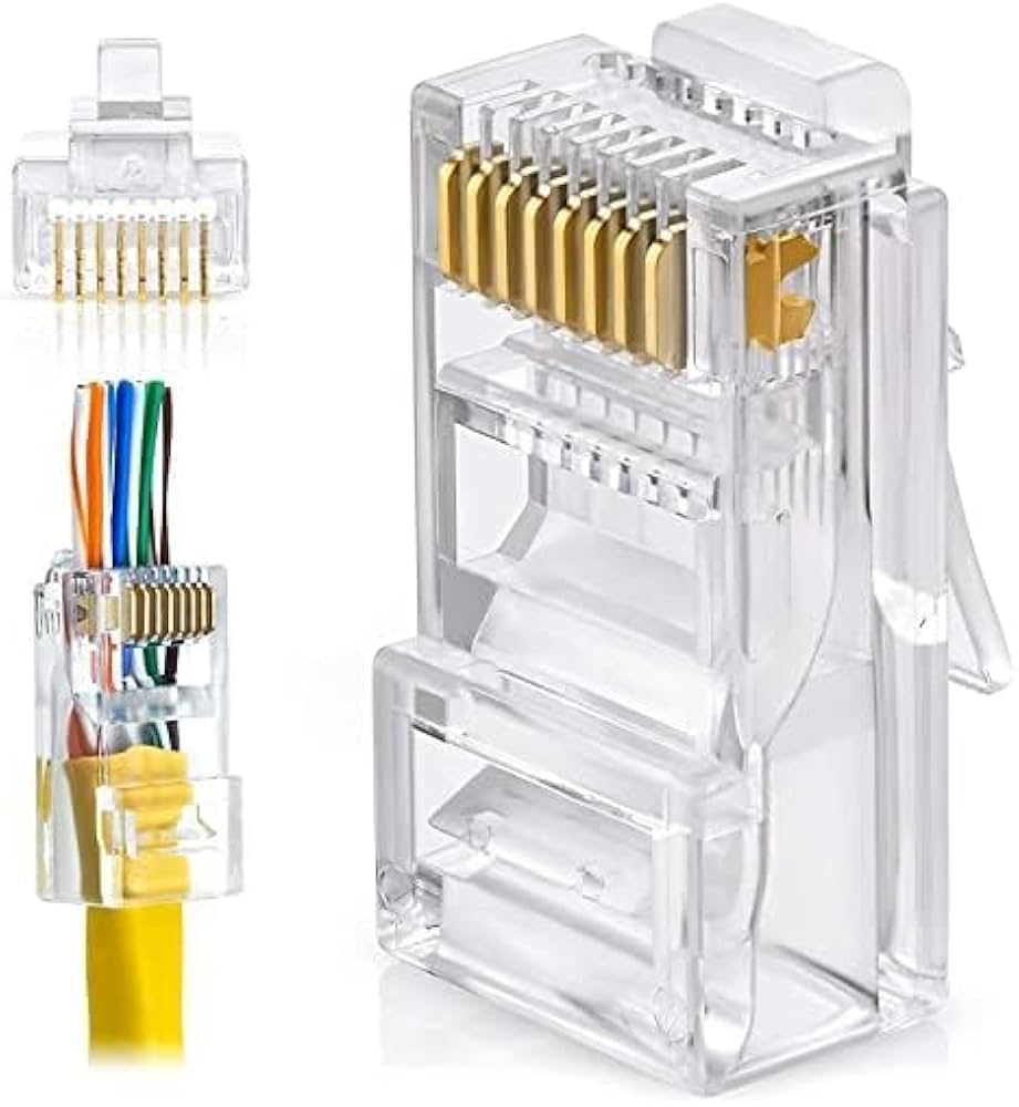 RJ45 Pass-Through Connector